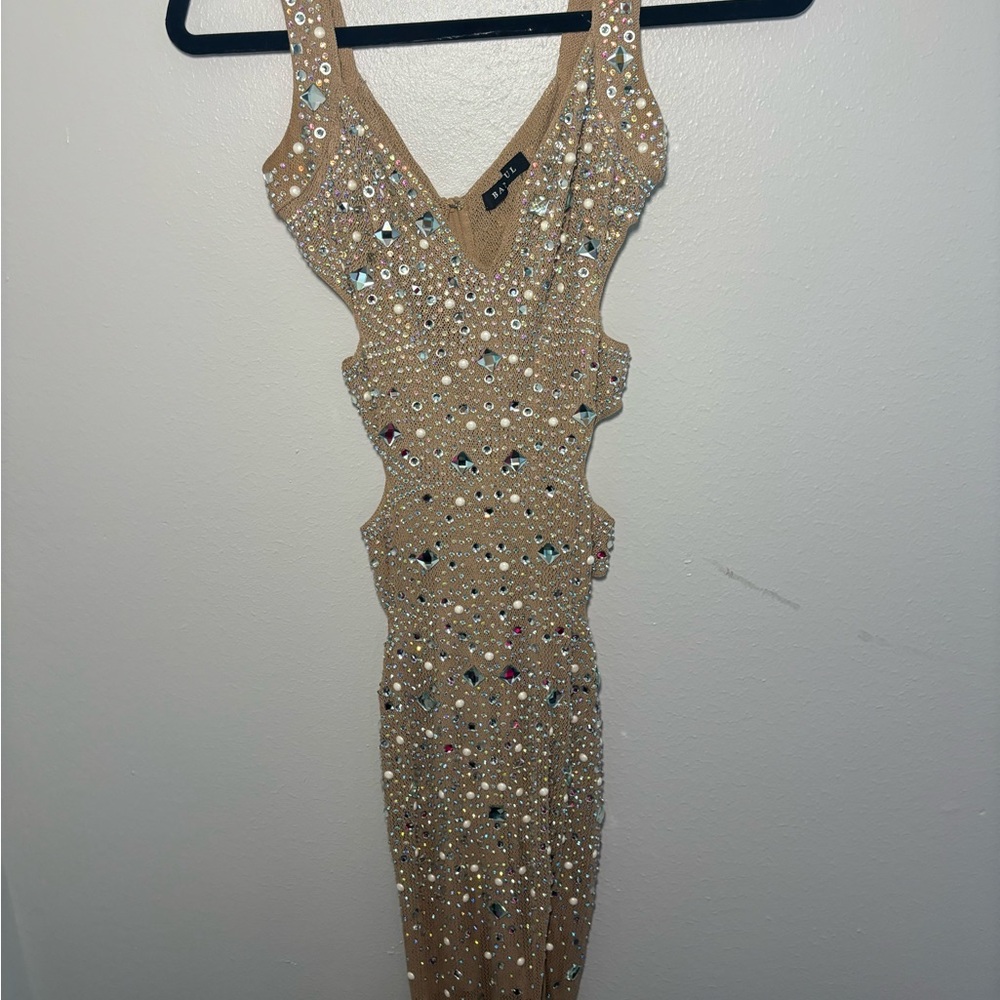 Fashion nova rhinestone dress